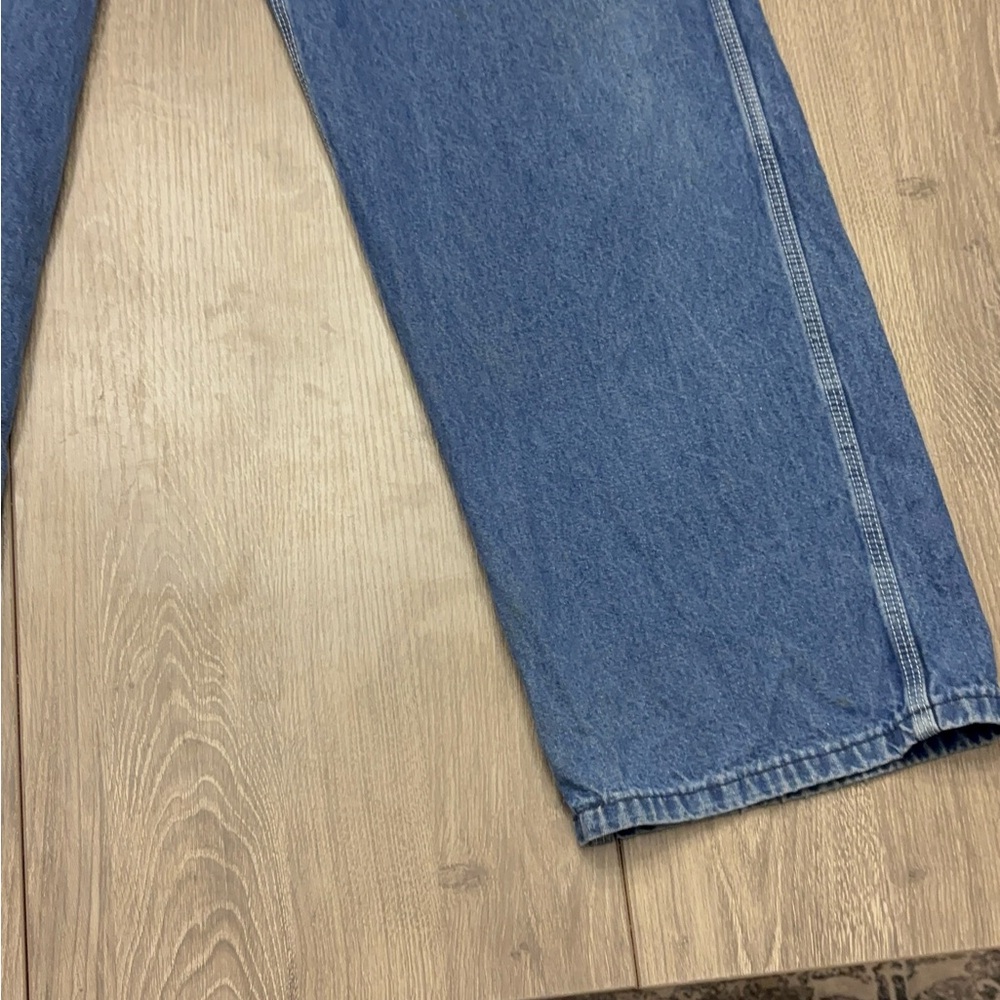 Carhartt Men's Dark Blue Denim Overalls - Picture 4 of 6